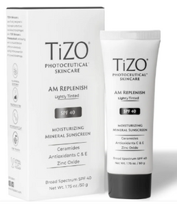 TIZO AM REPLENISH LIGHTLY TINTED SPF40 X 50G